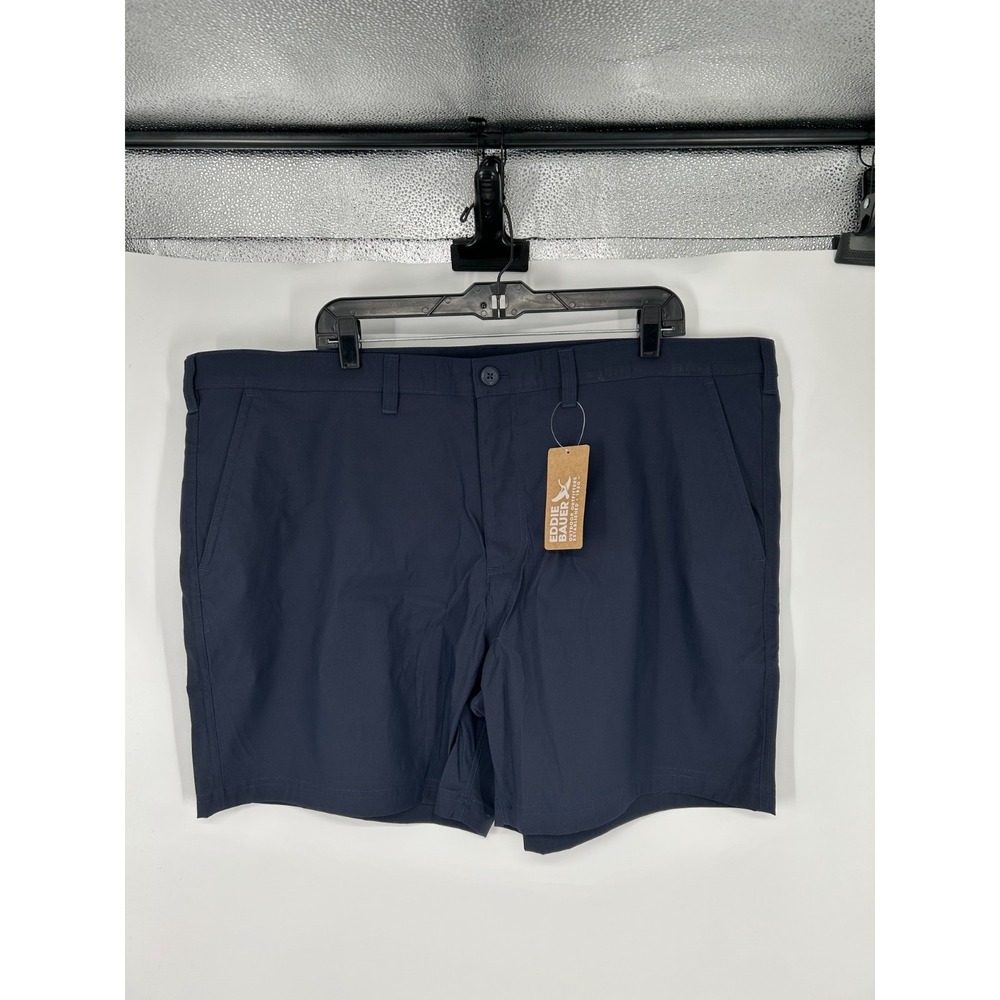 Eddie Bauer Horizon Takeoff Chino‎ Shorts Mens 44 Hiking Nylon 7" 7 Inch Inseam